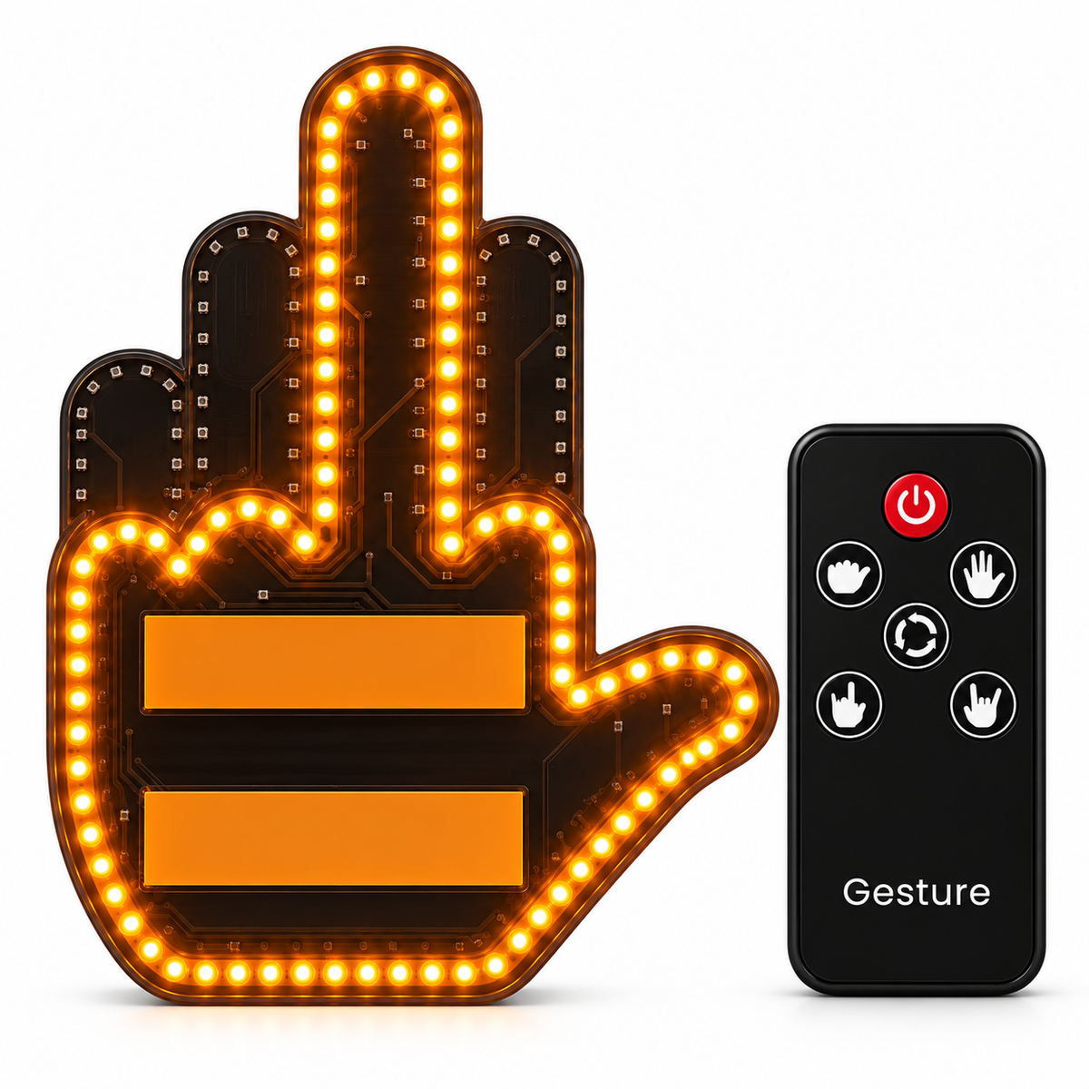 HonkOff Remote LED Gesture Sign